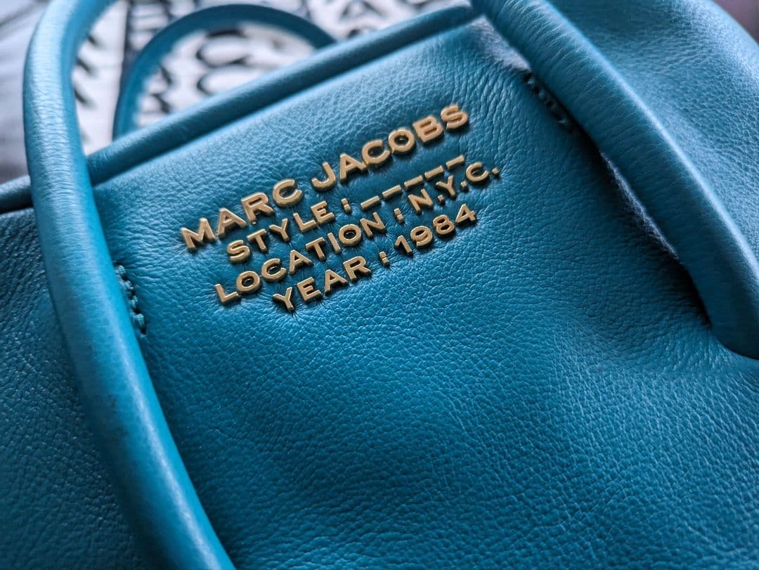 MARC JACOBS ターコイズ ショルダーバッグ