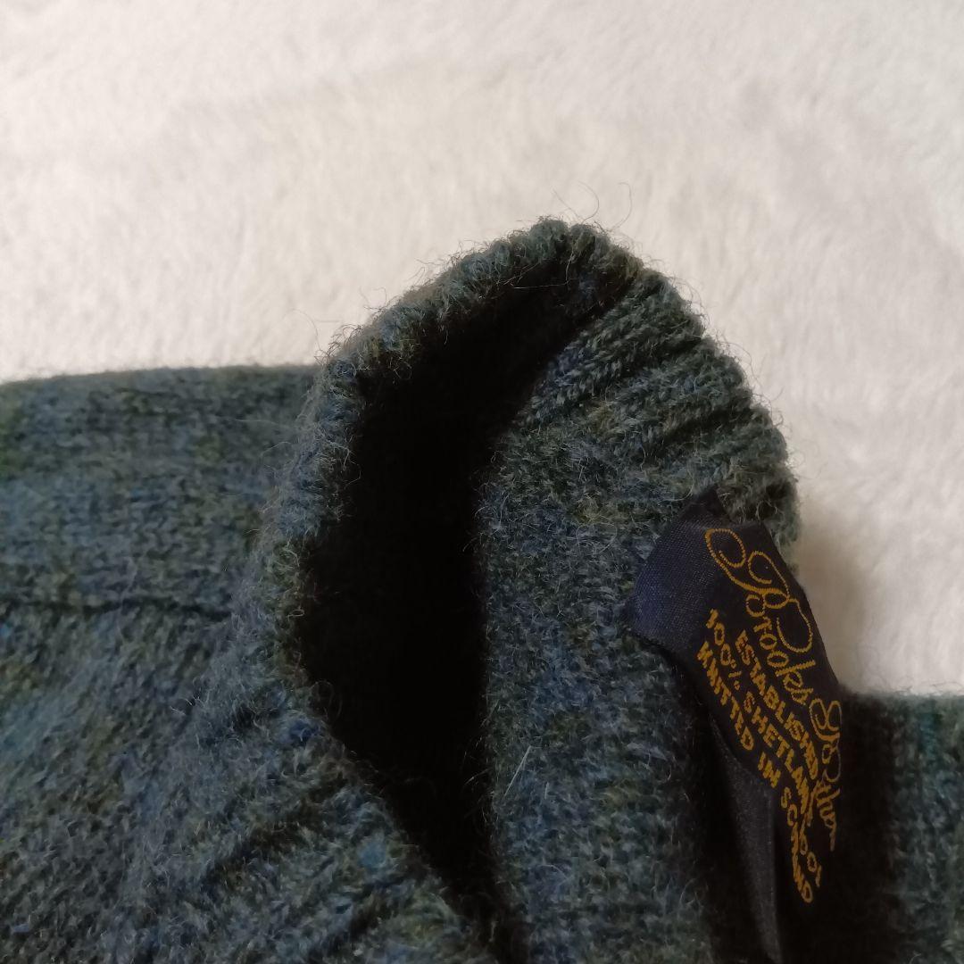 BROOKS BROTHERS 90s　シェトランドニット　L　スコットランド製