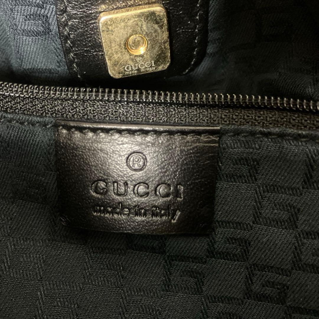 超美品　Gucci バッグ　ブラック　ハンドバッグ　ショルダー