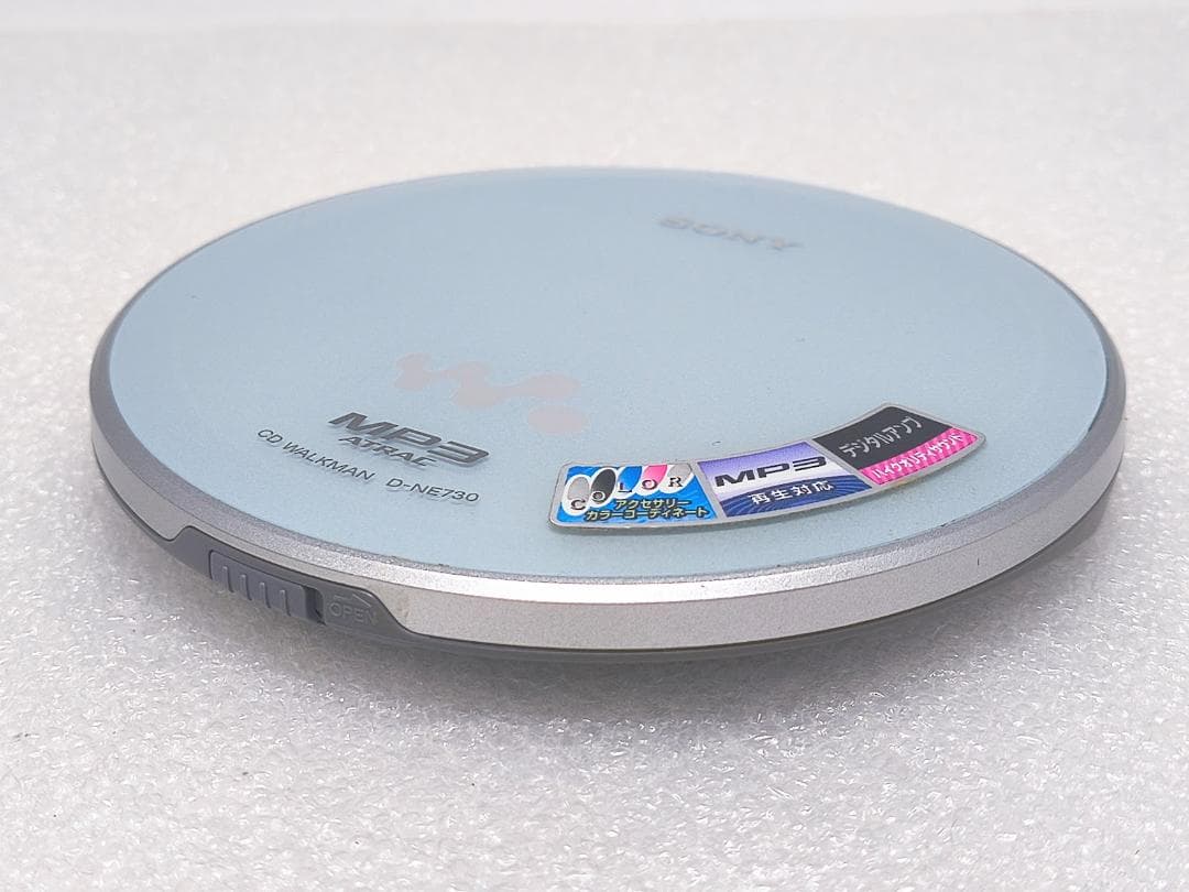【動作確認済】SONY ポータブルCDプレーヤー Walkman D-NE730
