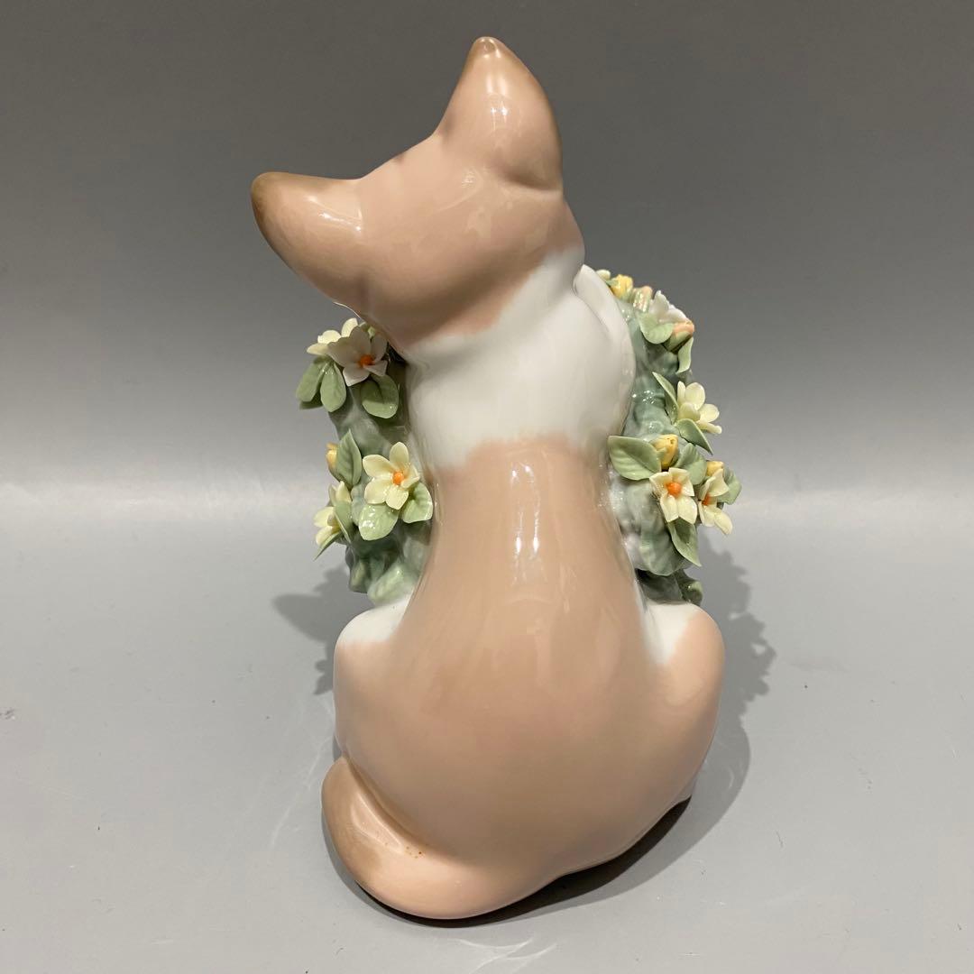 美品 LLADRO リヤドロ お昼寝の場所 子猫 磁器人形 インテリア 猫