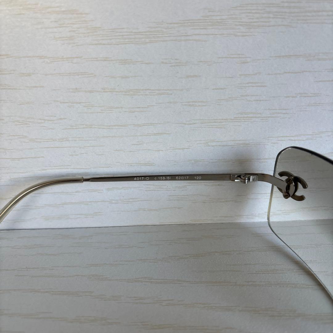 CHANEL サングラス　リムレス　4017-D ココマーク