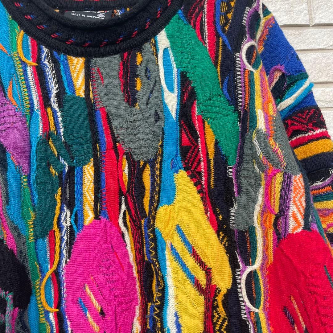 COOGI　セーター　L　3D　ウール100　オーストラリア製
