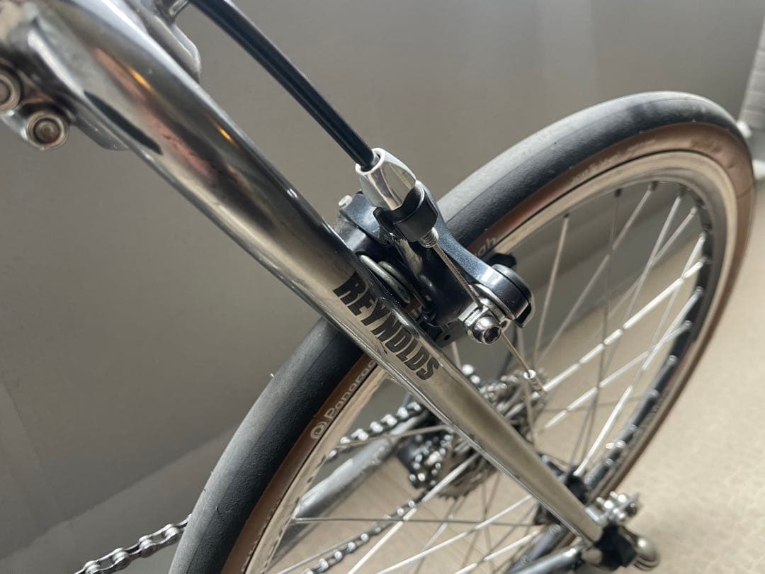 n*o様 KHS F-20R クロームシルバー　ブルホーン　クロモリ