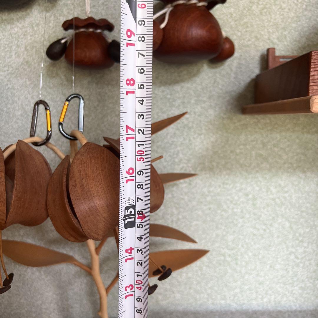 【一点物】百合(ゆり)のオブジェ(木製置物)