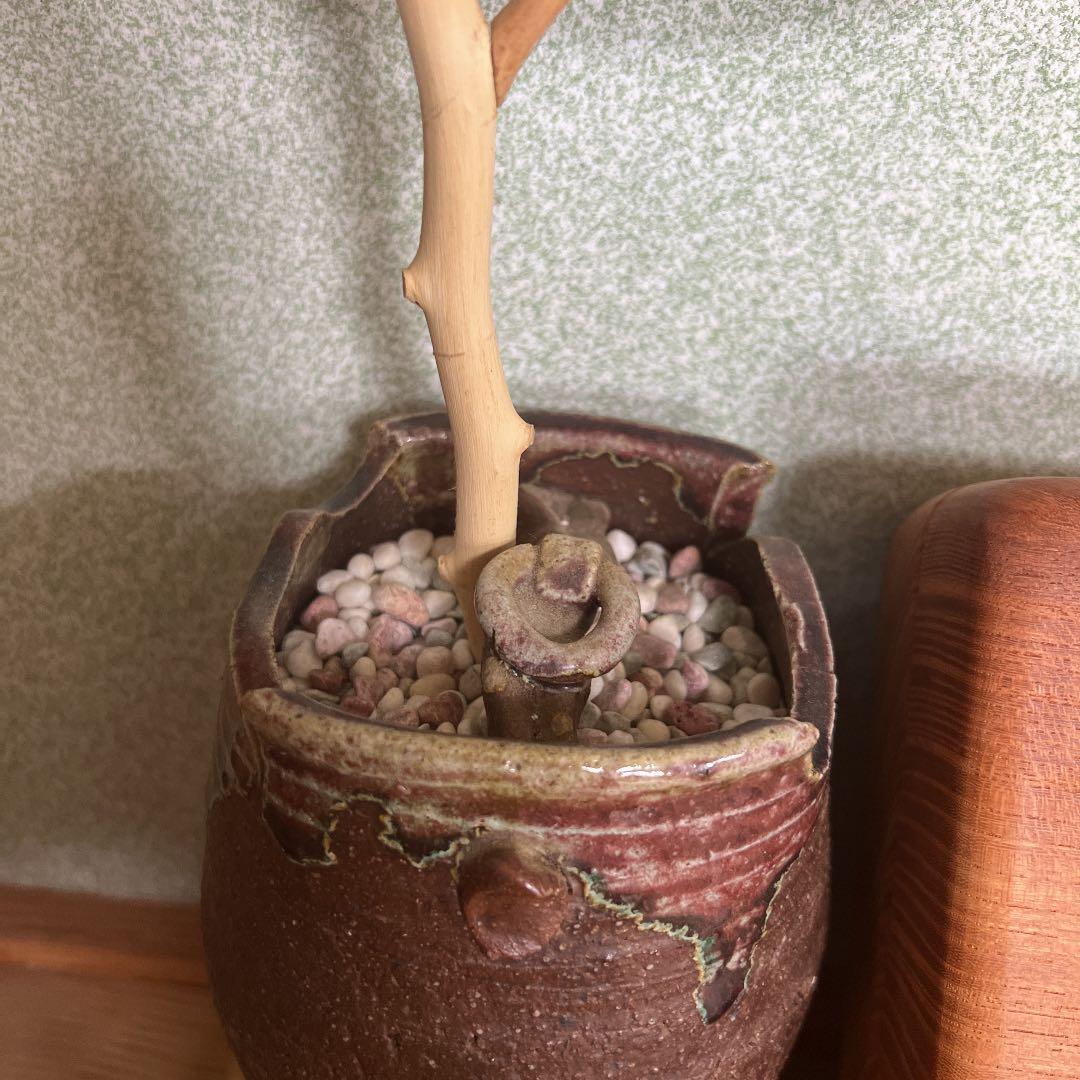 【一点物】百合(ゆり)のオブジェ(木製置物)