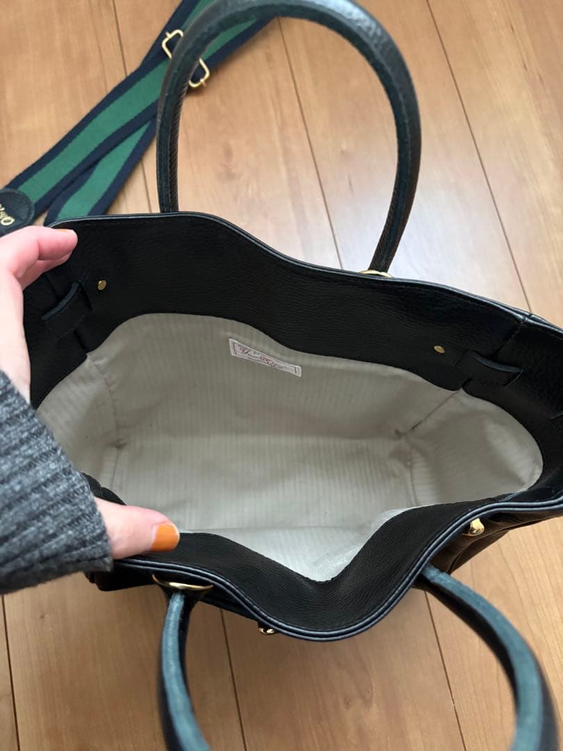 FRAMeWORK 【YOUNG&OLSEN】別注ストラップ付きベルト バック