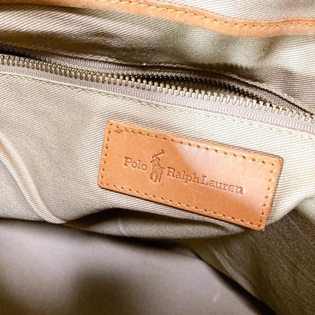 Polo Ralph Lauren ショルダーバッグ キャンバス サファリ