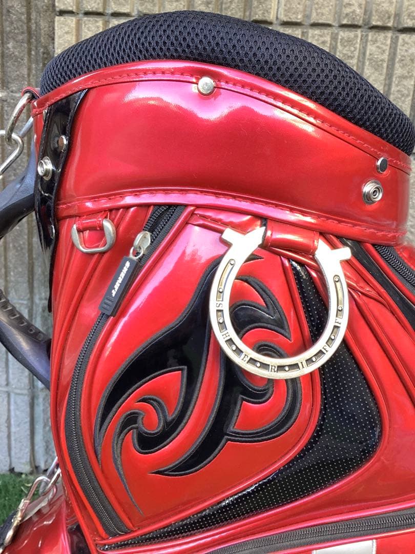 SHERIFF シェリフエナメルキャディバッグ