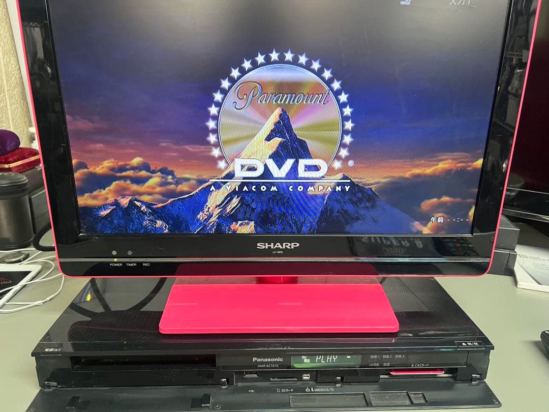 パナソニック DMR-BZT810 Blu-rayレコーダー3番組録画　動作品