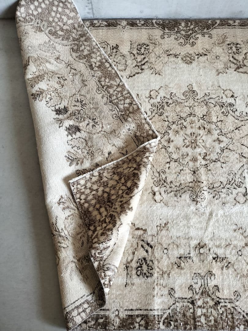 【strawberry_jam15】超大判クリームベージュラグNo.629