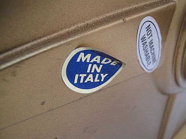 イタリア製 クラシック様式金彩サイドテーブル 直径48cm 高さ58cm 果実