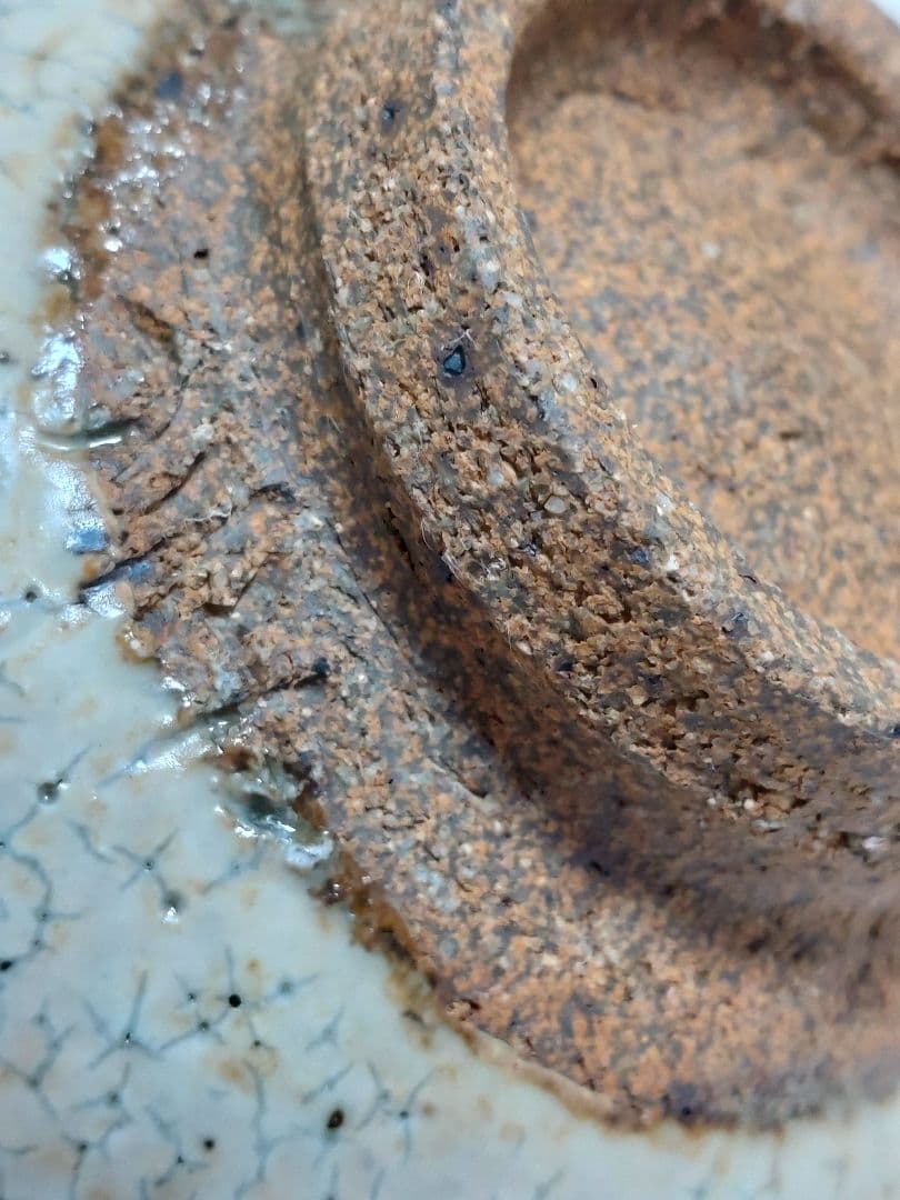 茶道具　古物　粉引唐津　抹茶碗