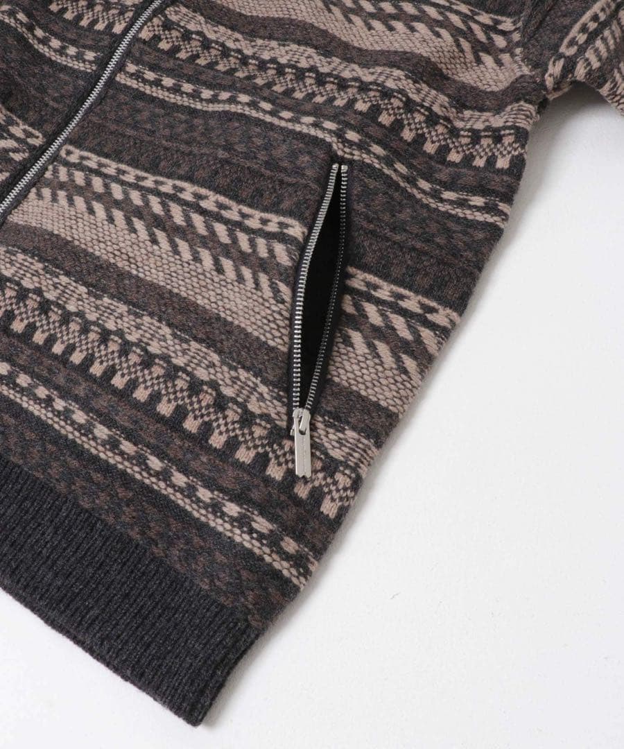 White Mountaineering ジップアップセーター