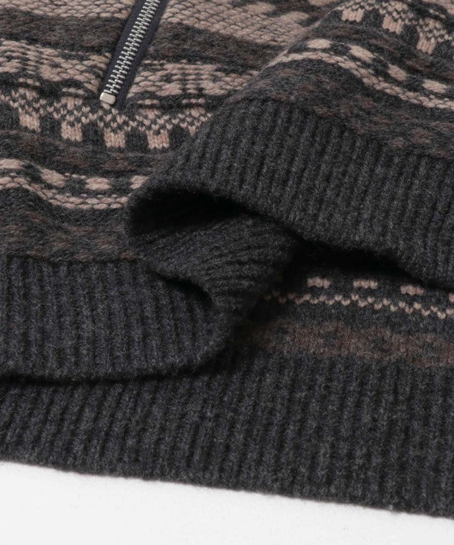 White Mountaineering ジップアップセーター