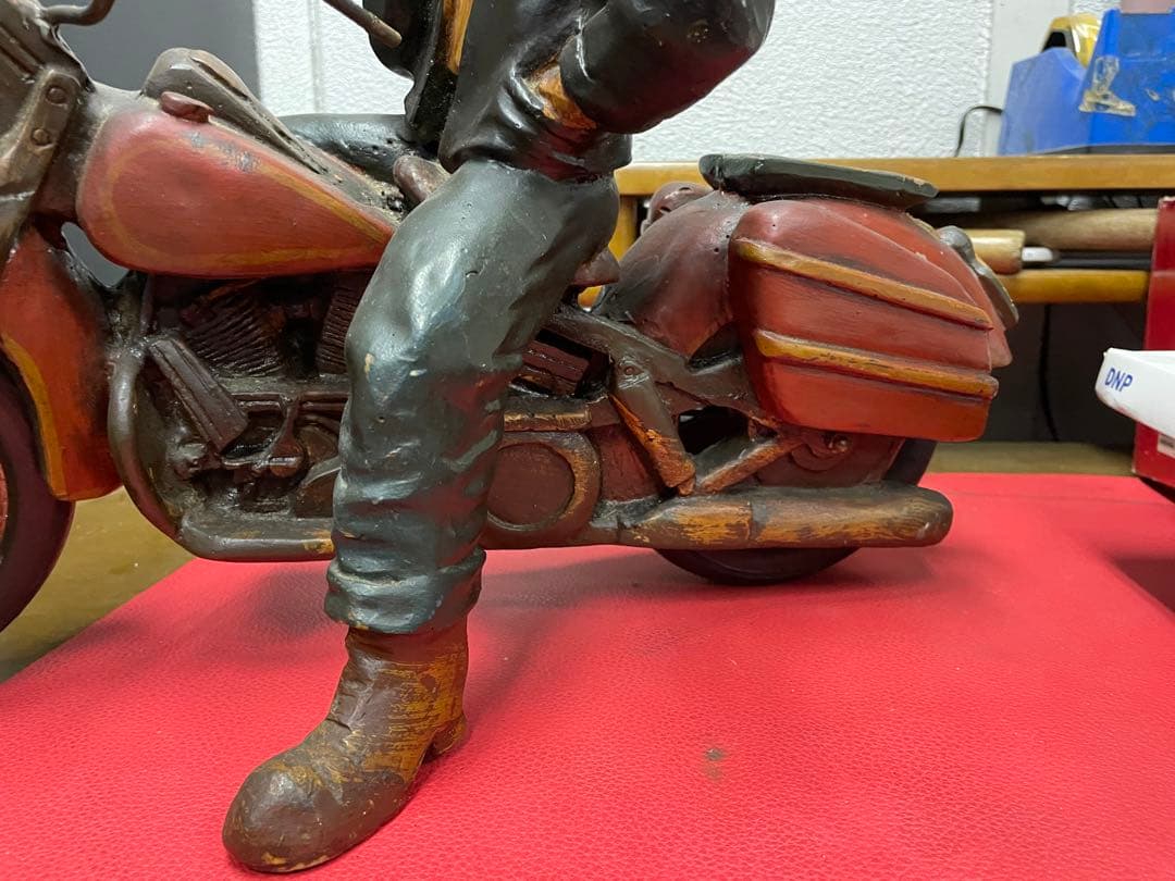 アメリカンビンテージバイク　置き物