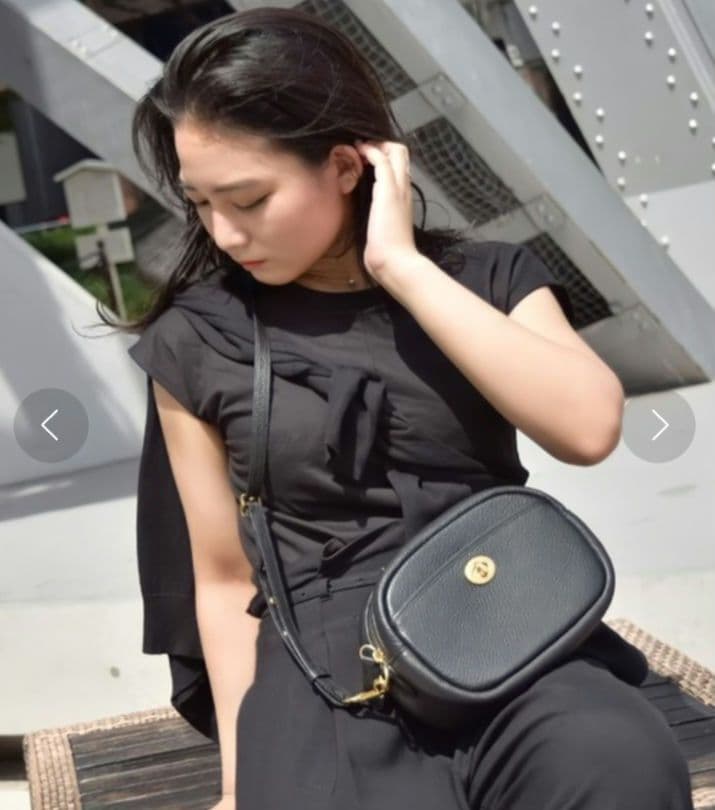 COACH コーチ　カメラバッグ　ターンロック　ブラック　ショルダーバッグ