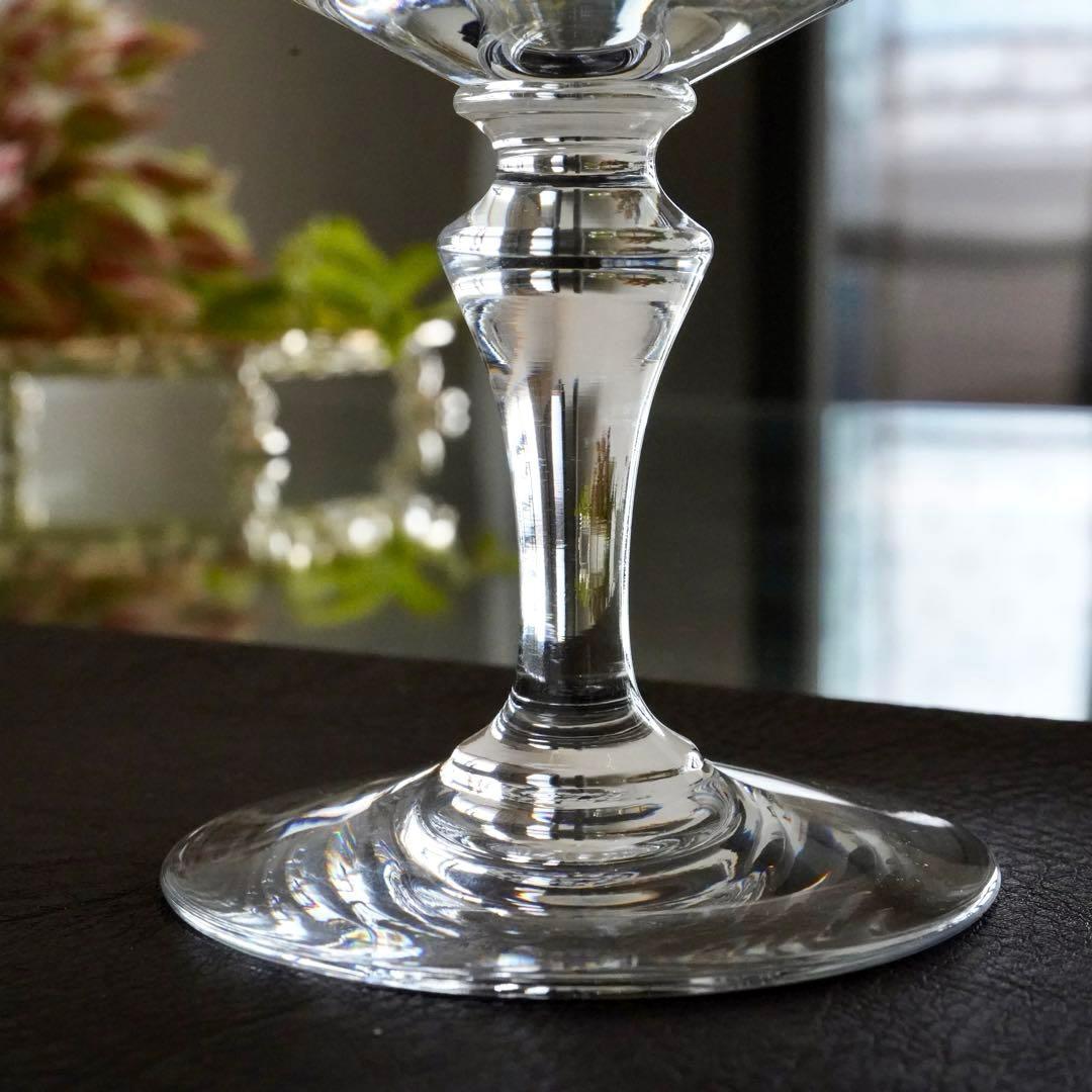 極希少★美品★オールドバカラ★フラワー エッチング★ワイングラス★1脚 B★レア