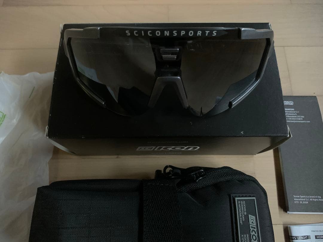 SCICON SPORTS icon AEROSCOPEサングラス シルバー