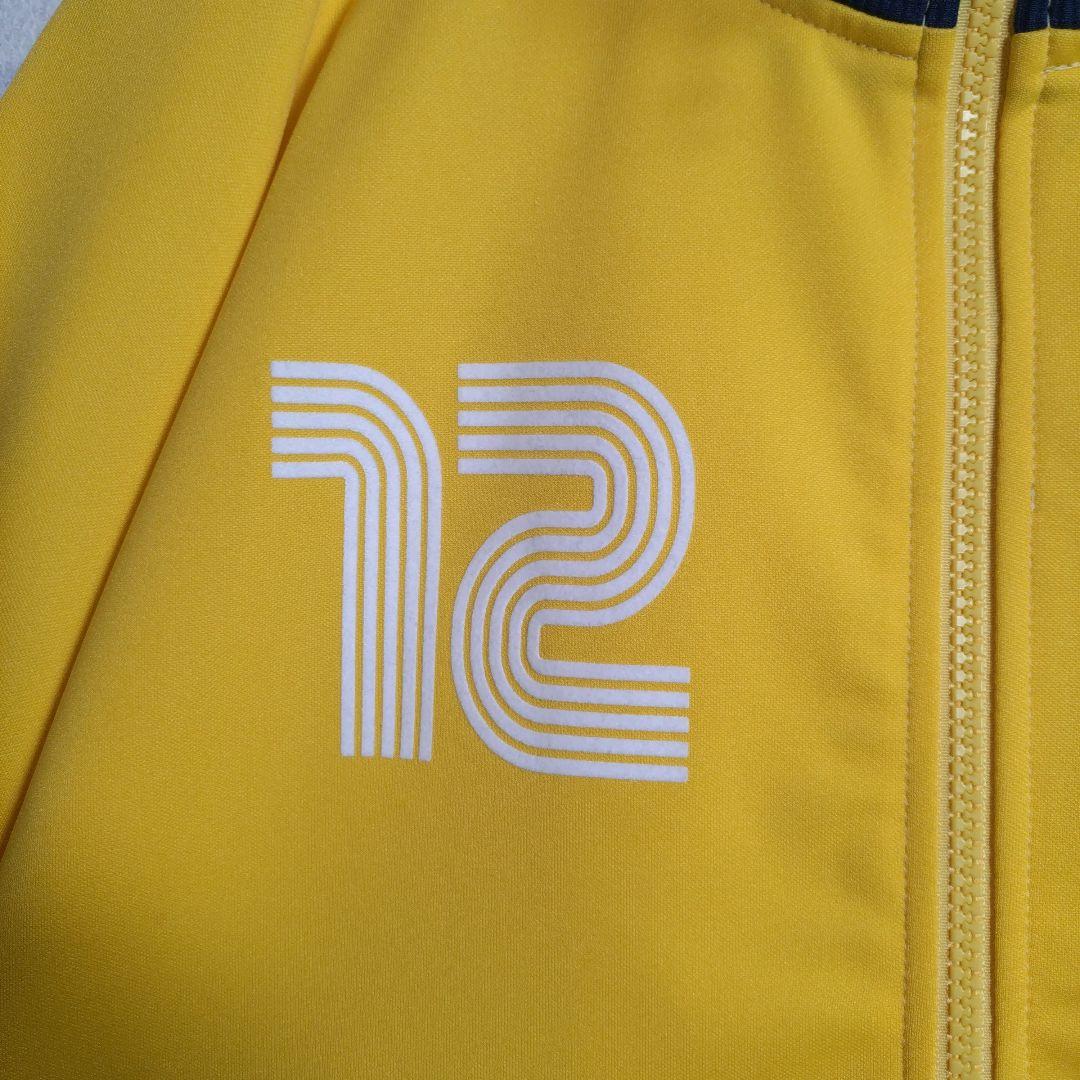 祝 J1昇格★00s ジェフ千葉 ワッペン刺繍 トラックジャケット 黄 L