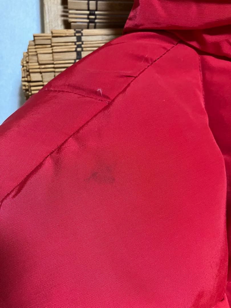 70s エディーバウアー ダウンジャケット　カラコラム　赤