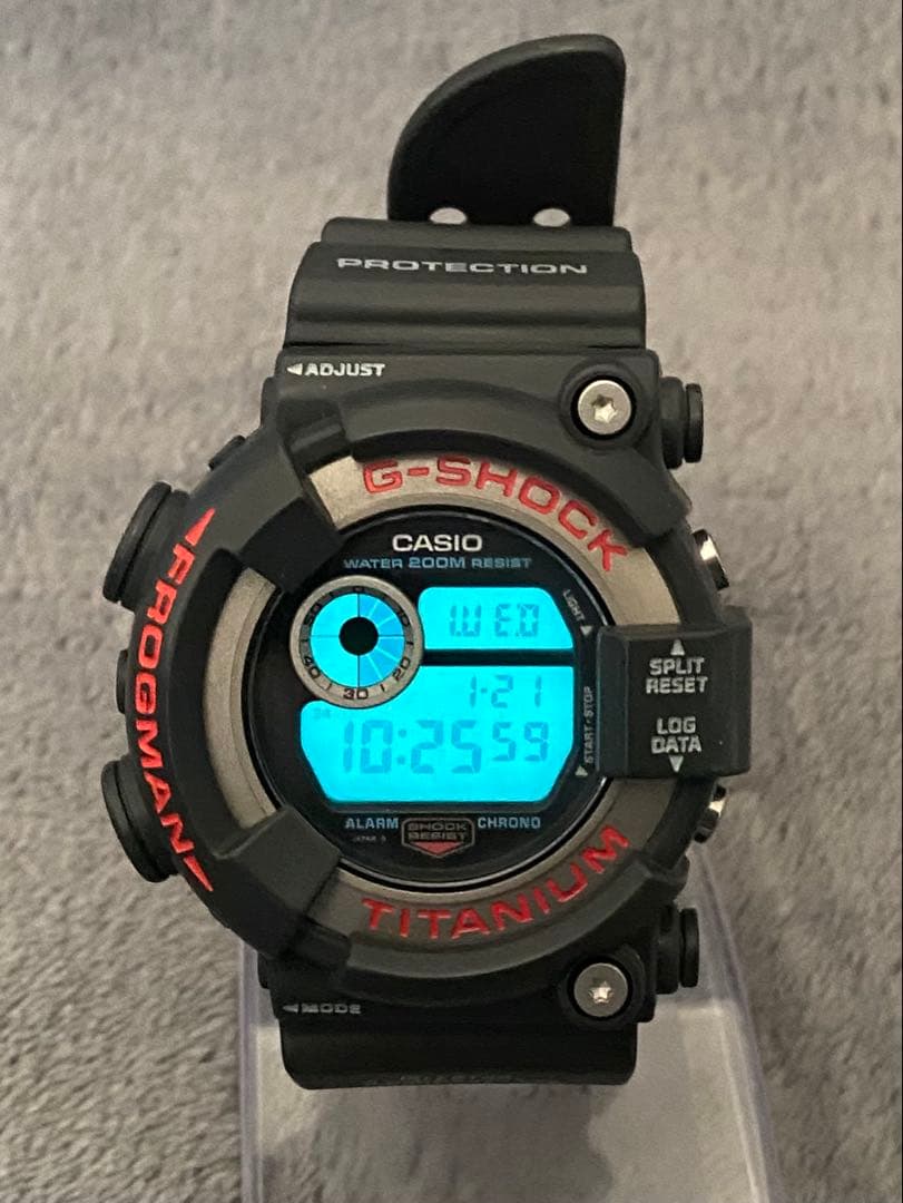 時計 CASIO G-SHOCK DW-8200-1A FROGMAN