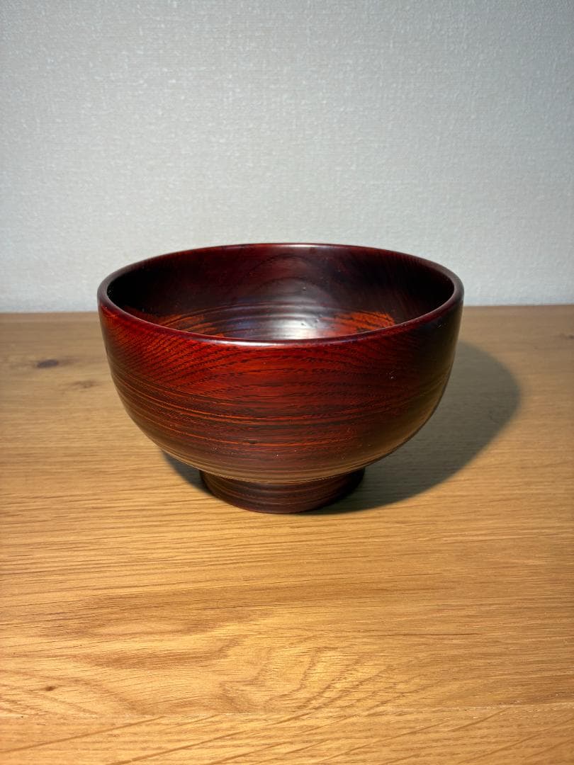 069 山中漆器 笑皿 栗 漆塗り 2枚セット