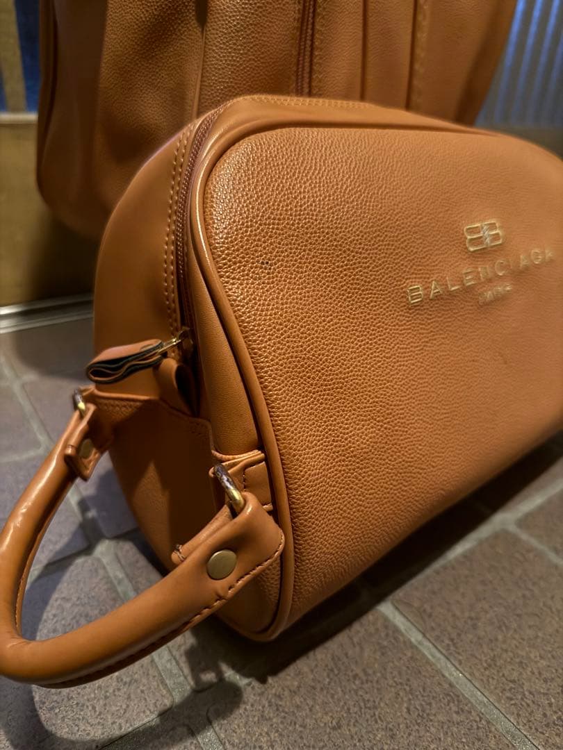 キャメル レザー ゴルフバッグ キャディバッグ