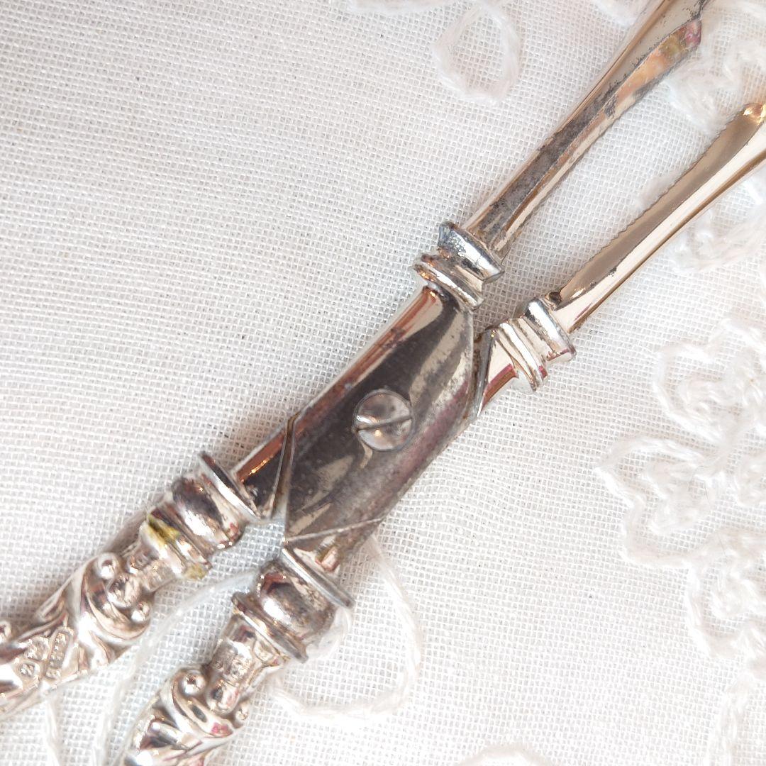 イギリス　アンティーク　シュガートング　アイストング　シュガーニップス