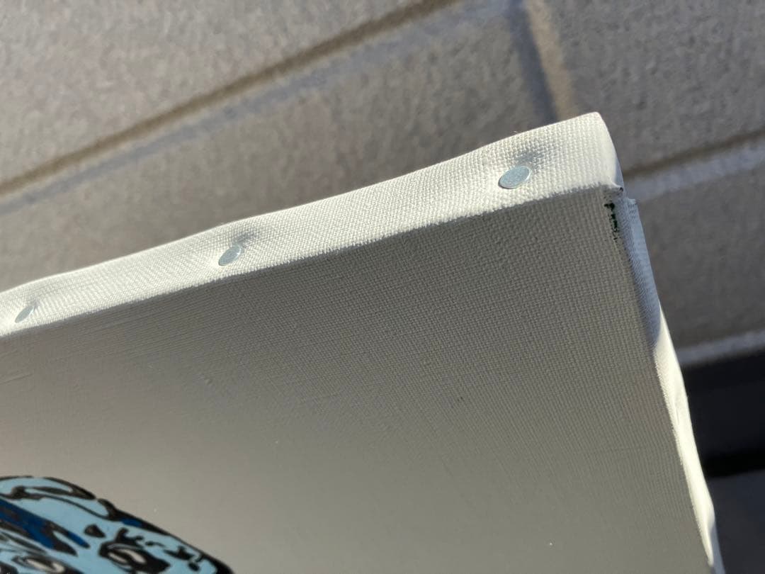 肉筆絵画　スコティッシュフォルド　ブルー