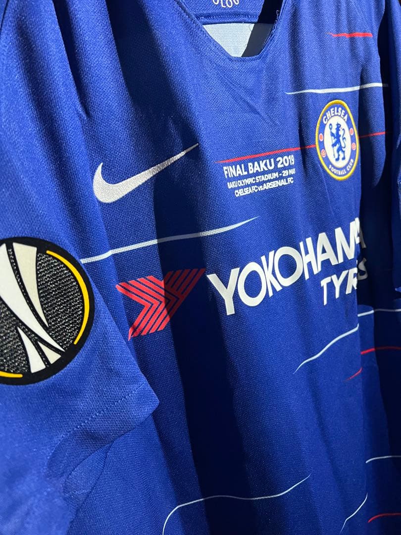 【正規品・タグ付】アザール ＃１０ チェルシー１８／１９ EL決勝仕様 (H)