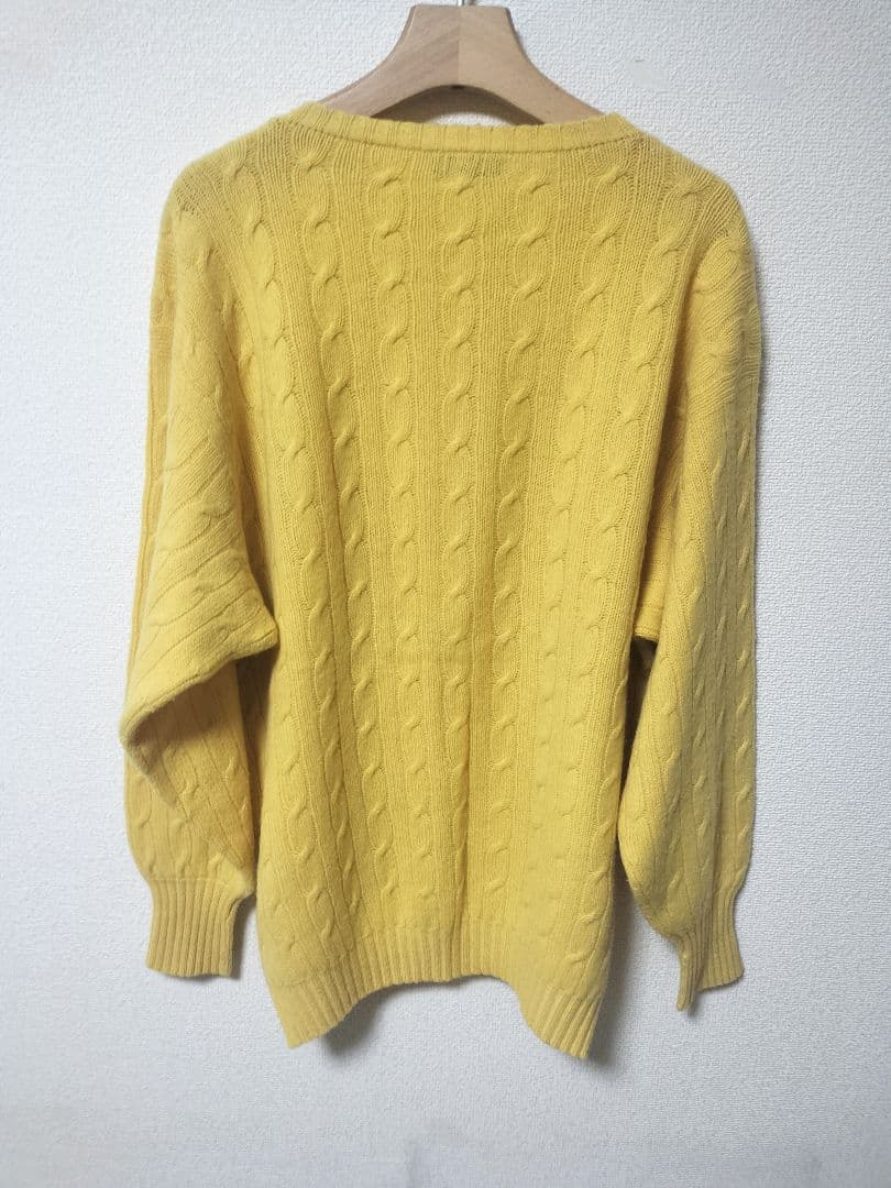 【BERGDORF GOODMAN】スコットランド カシミアアランニット