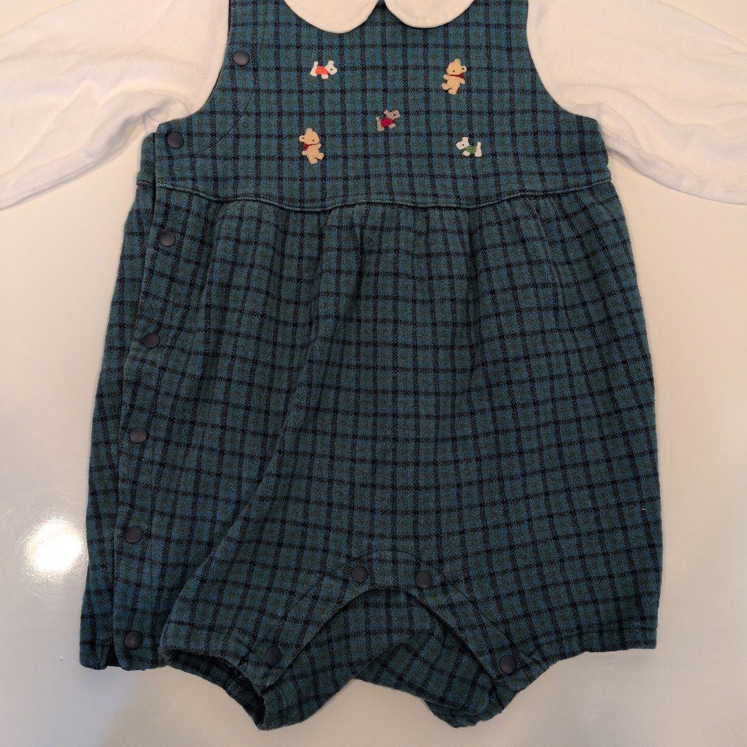 familiar 長袖ロンパース 70　美品✨️