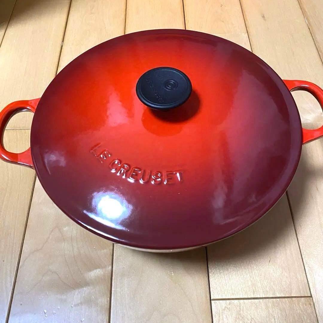 LE CREUSET チェリーレッド マルミット22cm 未使用