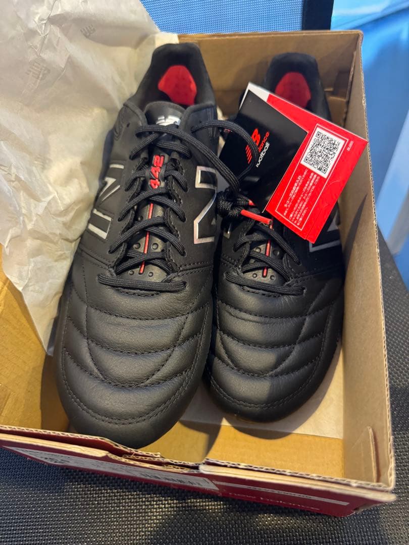 未使用 ニューバランス サッカースパイク 442 PRO HG カンガルーレザー