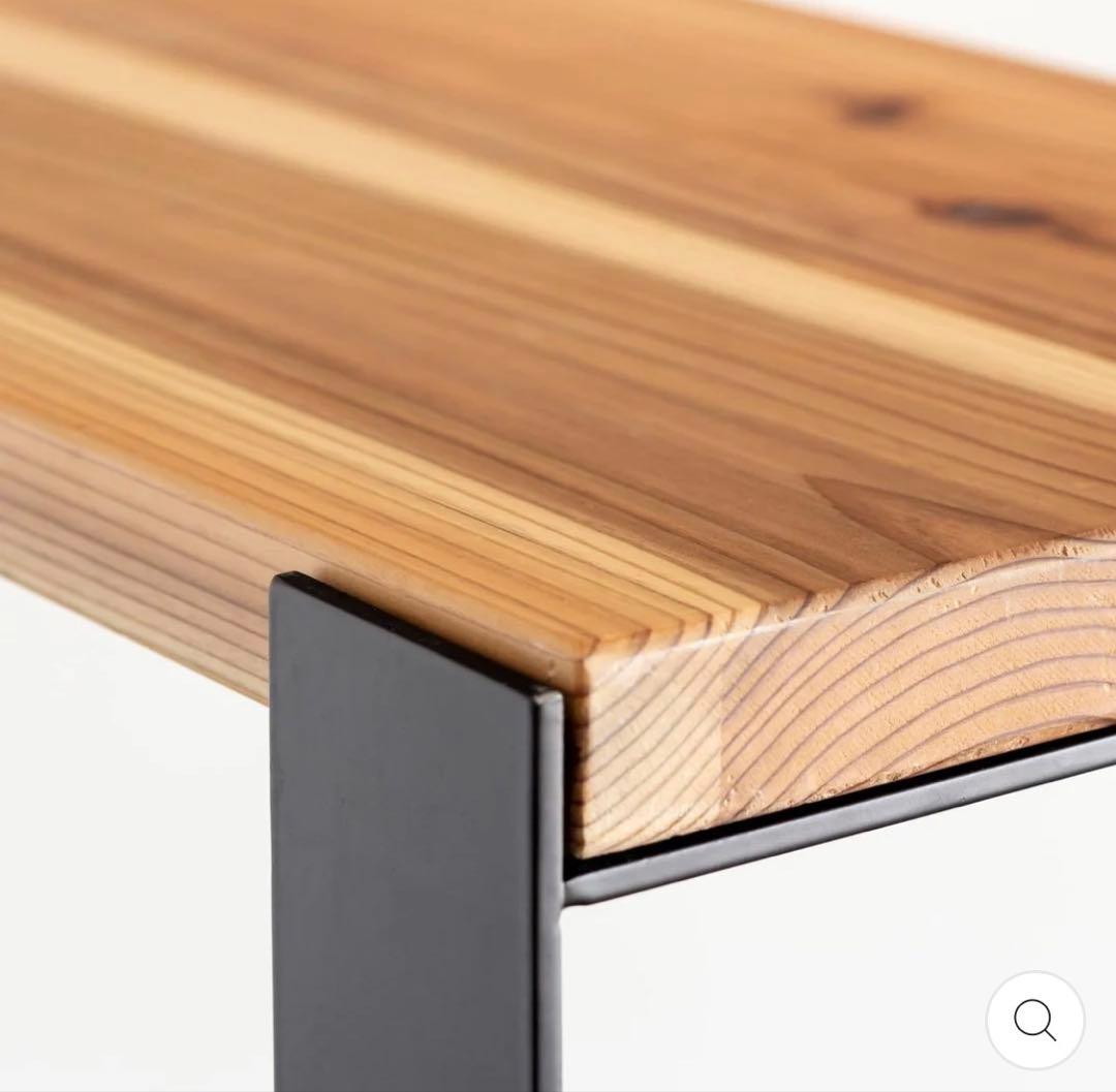 【美品】KANADEMONO THE SHELF 無垢杉ブラックスチール