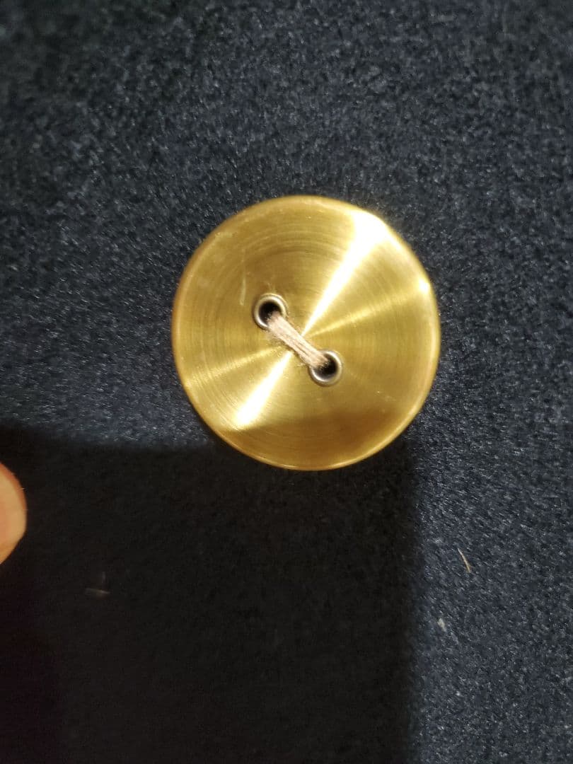 LANVIN en Bleu 黒 ダブルブレストコート 36