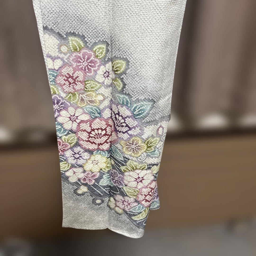 ひまわり　総絞り訪問着