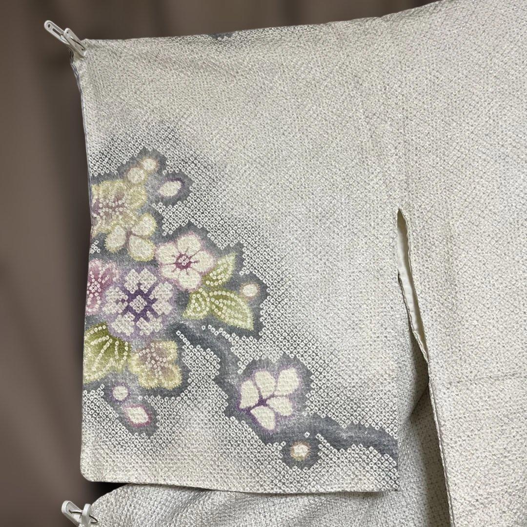 ひまわり　総絞り訪問着