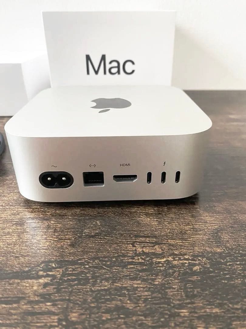 mac mini m4 24GB メモリ／512GB SSD