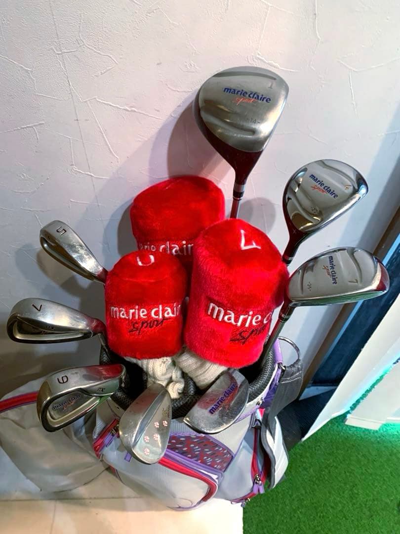 豪華　レディースゴルフクラブ セット　マリクレール　バッグ/イグニオ　優しい