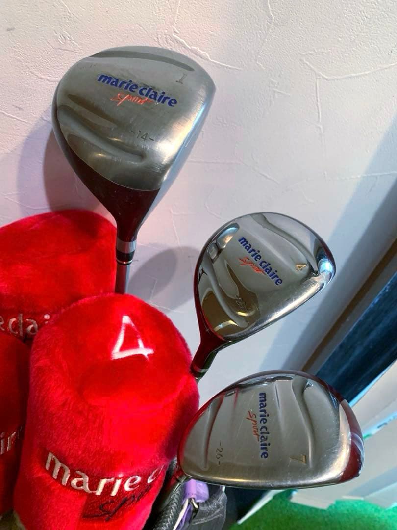 豪華　レディースゴルフクラブ セット　マリクレール　バッグ/イグニオ　優しい