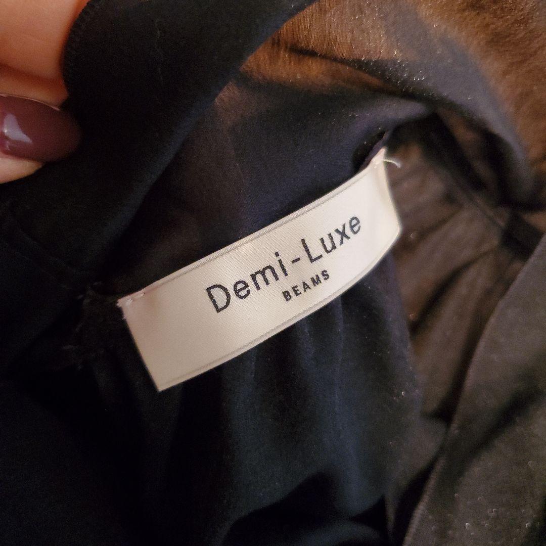 Demi-Luxe BEAMS / オーガンジー リボンブラウス