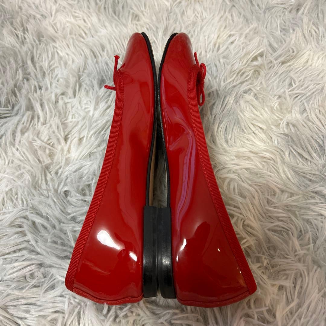 【美品】repetto Cendrillon バレエシューズ レッド 37サイズ