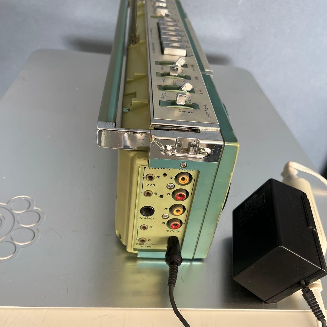 昭和レトロ　ステレオラジカセ　サンヨー　MR-U4SX