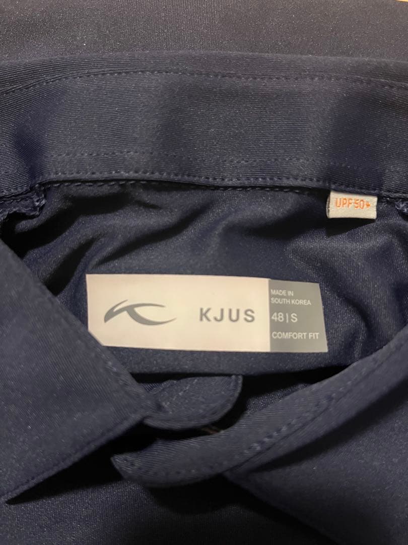 KJUS 長袖ポロシャツ ネイビー 48IS