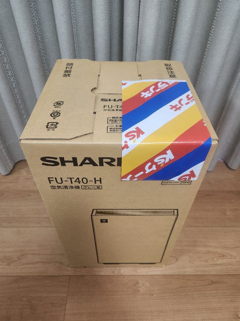 【新品未開封】SHARP　空気清浄機　グレー系　FU-T40-H
