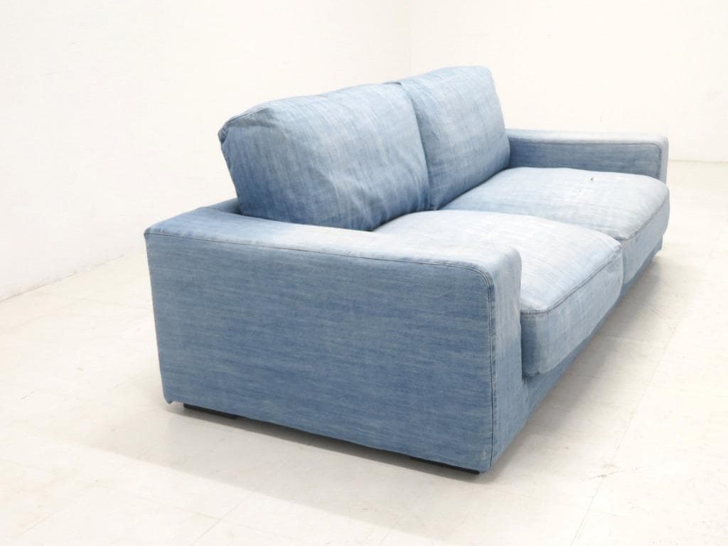 展示品　ジャーナルスタンダードファニチャー　デニム　3人掛けソファ　モダン