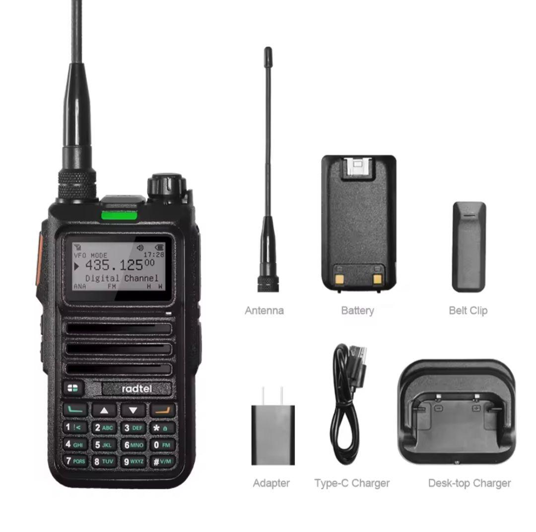 Radtel RT-4DJU 430MHz DMR/FM広帯域受☆JARD保可