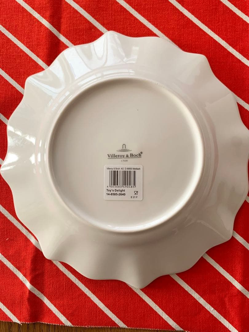 未使用 ビレロイ＆ボッホ トイズデライト クリスマス皿 24cm 2枚セット